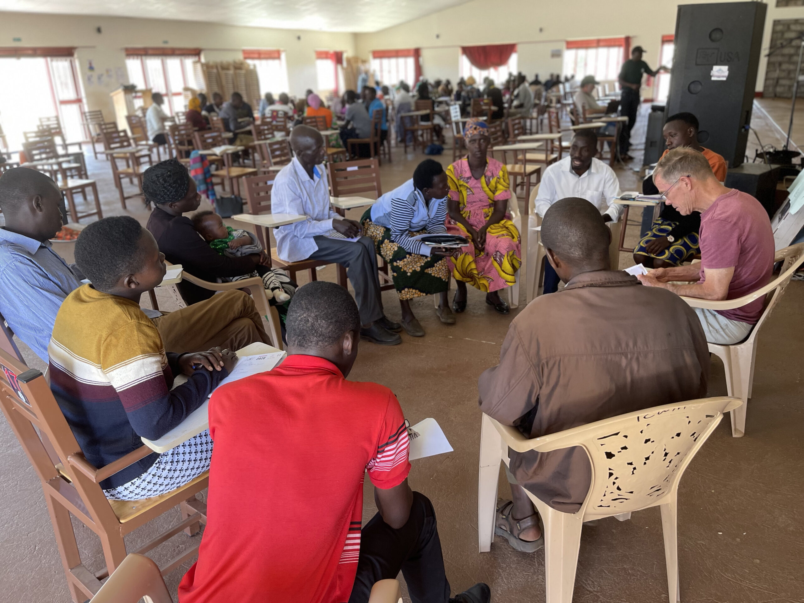 a group of trainees learning